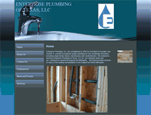 Tablet Screenshot of enterplumb.com